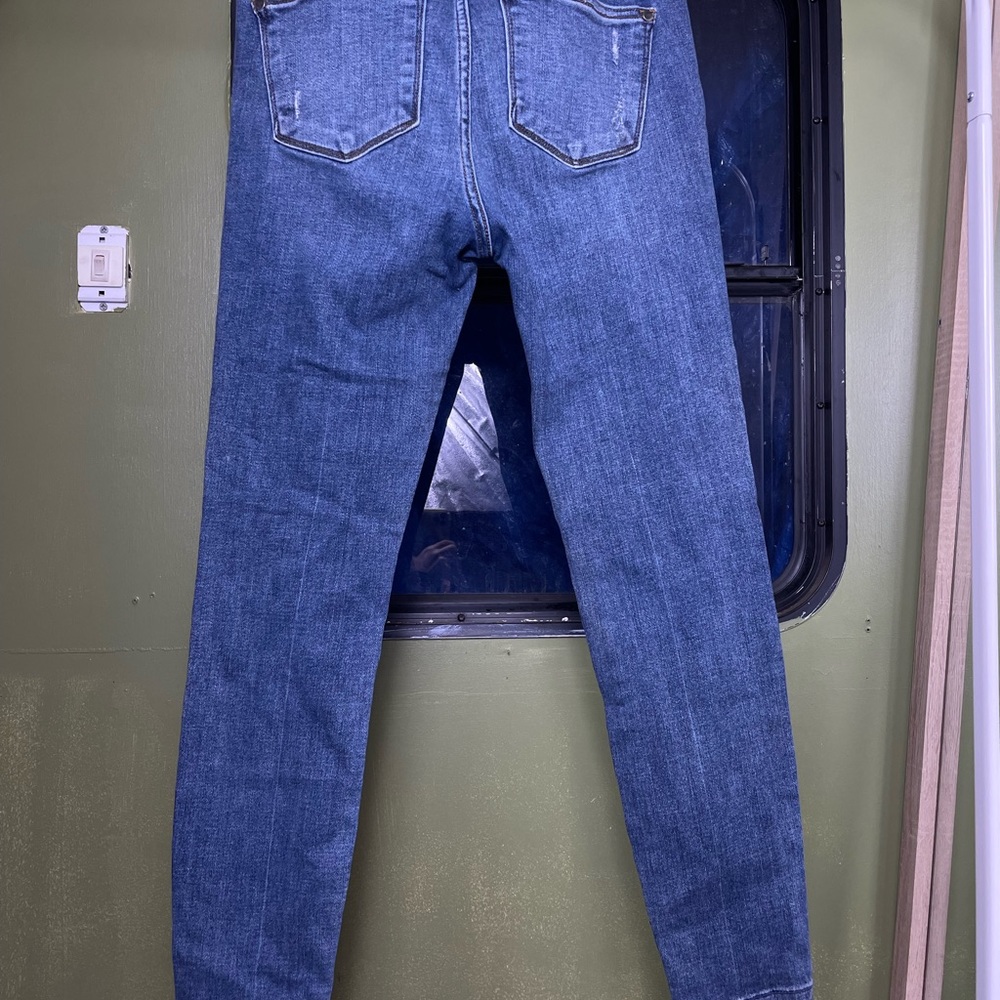 Plaid “ Sewn” Judy Blue Jeans